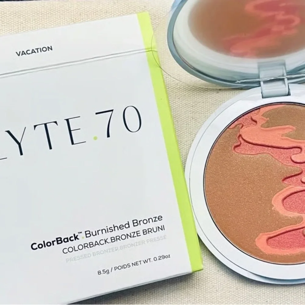 NEW FLYTE.70 ColorBack Burnished Bronze VACATION Powder Bronzer .29oz (8.5g)